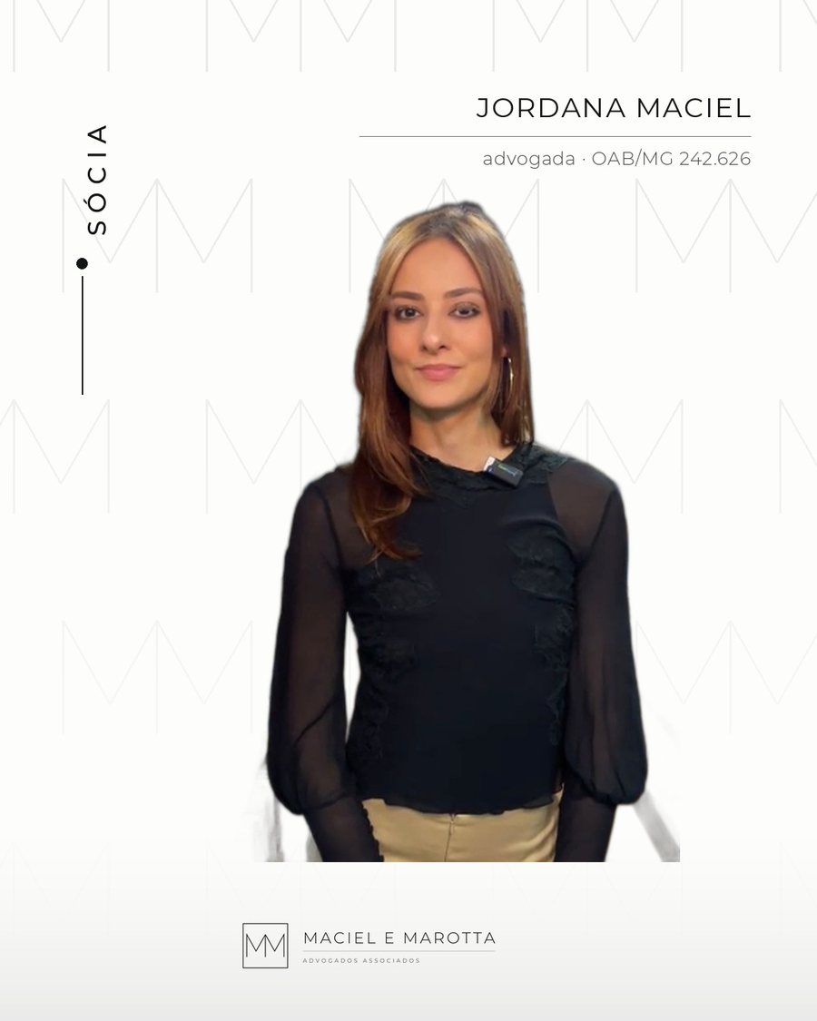 Jordana Maciel, advogada inscrita na OAB/MG 242.626