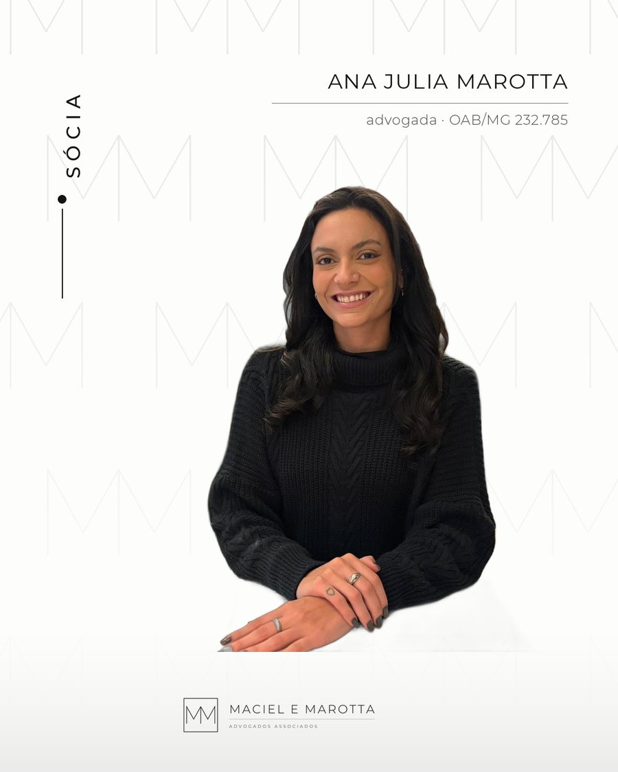 Ana Julia Marotta, advogada inscrita na OAB/MG 232.785